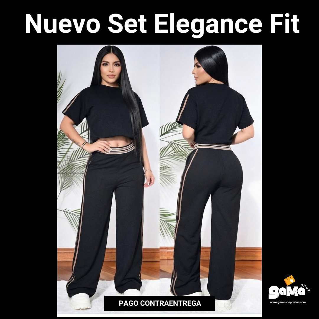 Nuevo Set Elegance Fit - Blusa + Pantalón