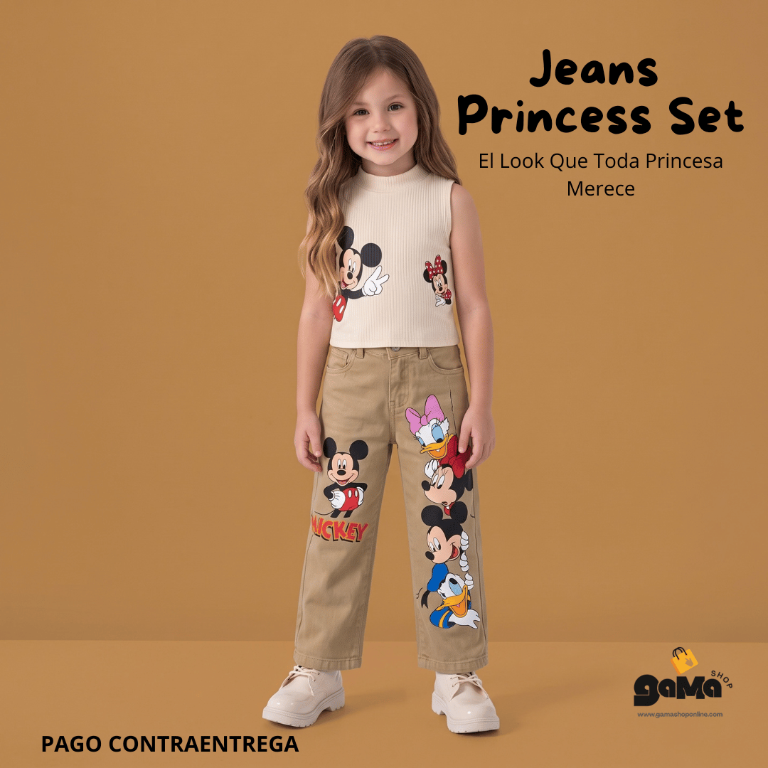 👑 Jeans Princess Set™ – El Look Que Toda Princesa Merece ✨