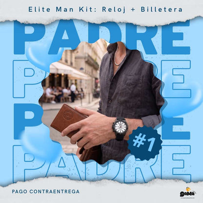 Elite Man Kit: Reloj + Billetera