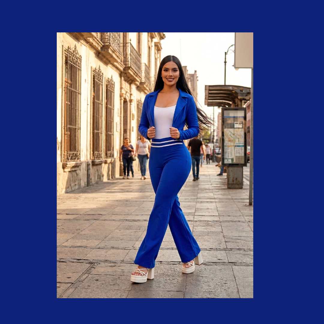 Set EleganceFit - Pantalon + Blazer + Blusa