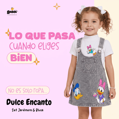 Dulce Encanto - Set Jardinera & Blusa