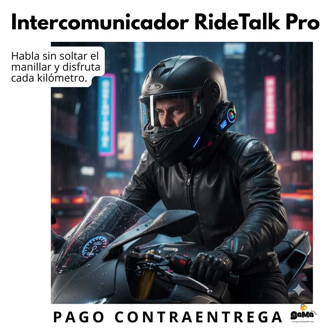 Nuevo Intercomunicador RideTalk Pro