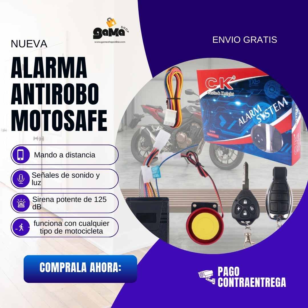 Alarma Antirobo Motosafe