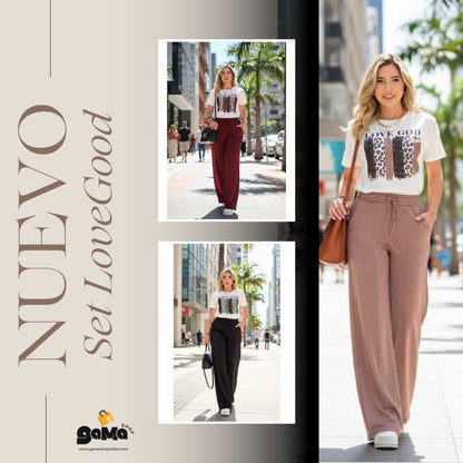 Nuevo Set LoveGood- Pantalón y Camiseta