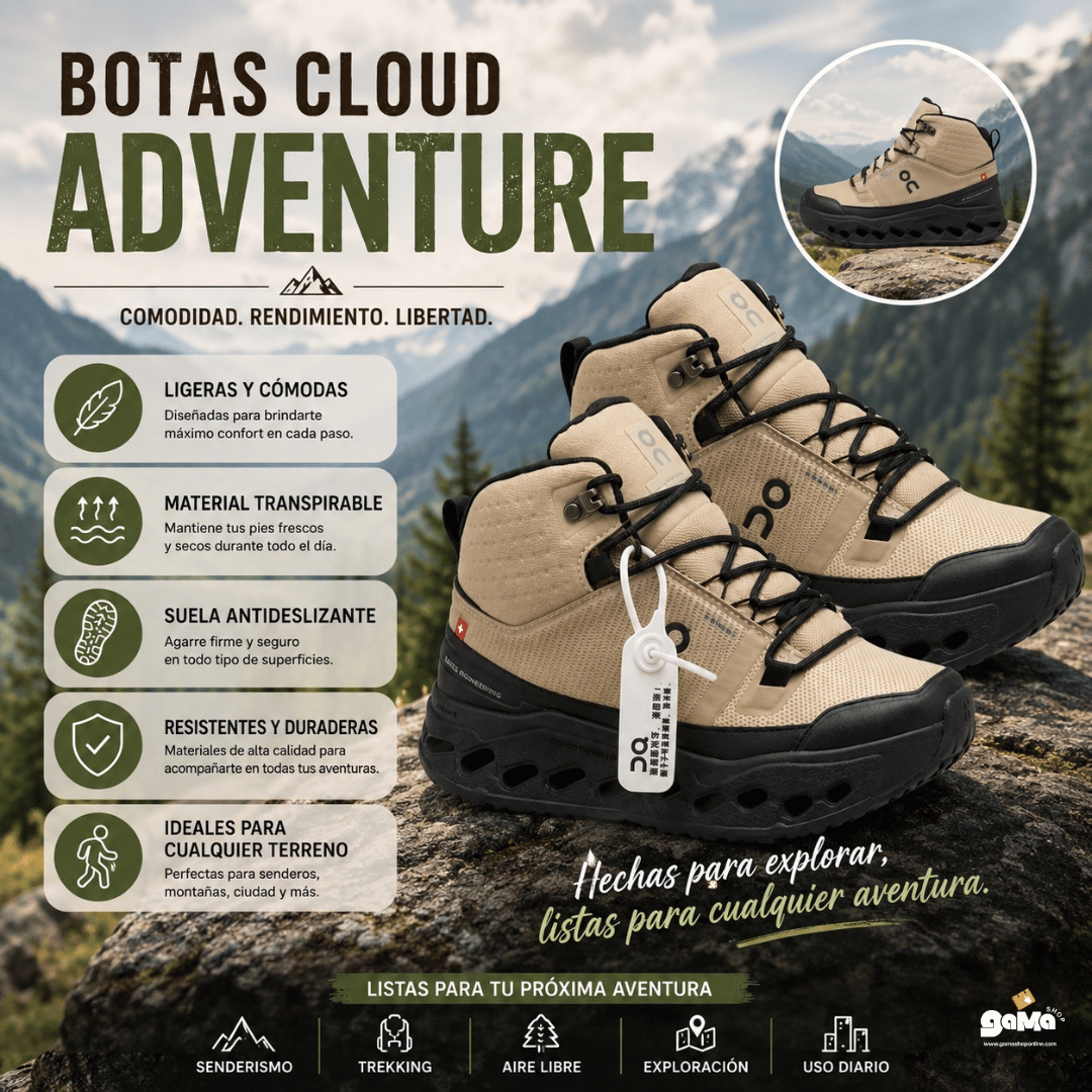 NUEVAS BOTAS CLOUD ADVENTURE