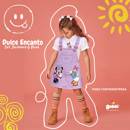 Dulce Encanto - Set Jardinera & Blusa