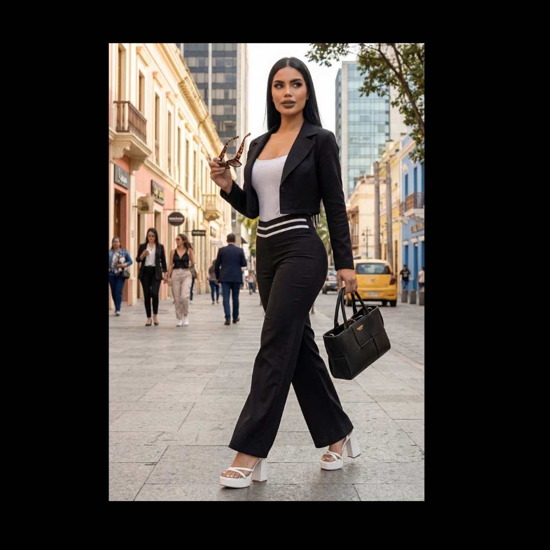 Set EleganceFit - Pantalon + Blazer + Blusa