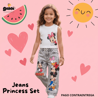 👑 Jeans Princess Set™ – El Look Que Toda Princesa Merece ✨
