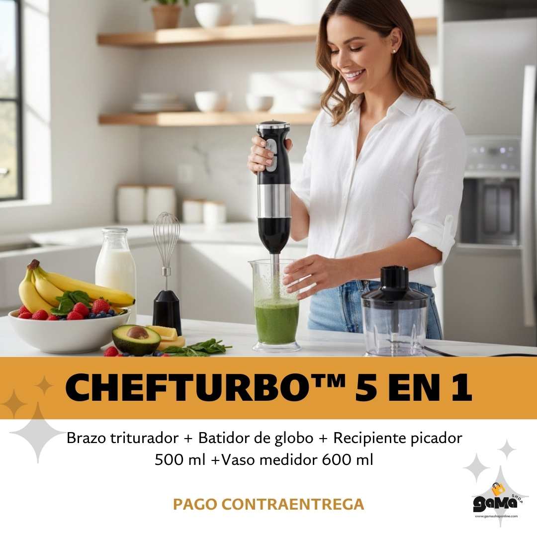 ChefTurbo™ 5 en 1 – Potencia Profesional en tu Cocina