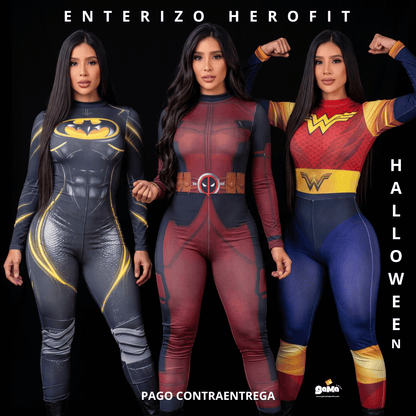 🎃 ENTERIZO HEROFIT HALLOWEEN 🦸‍♀️🔥