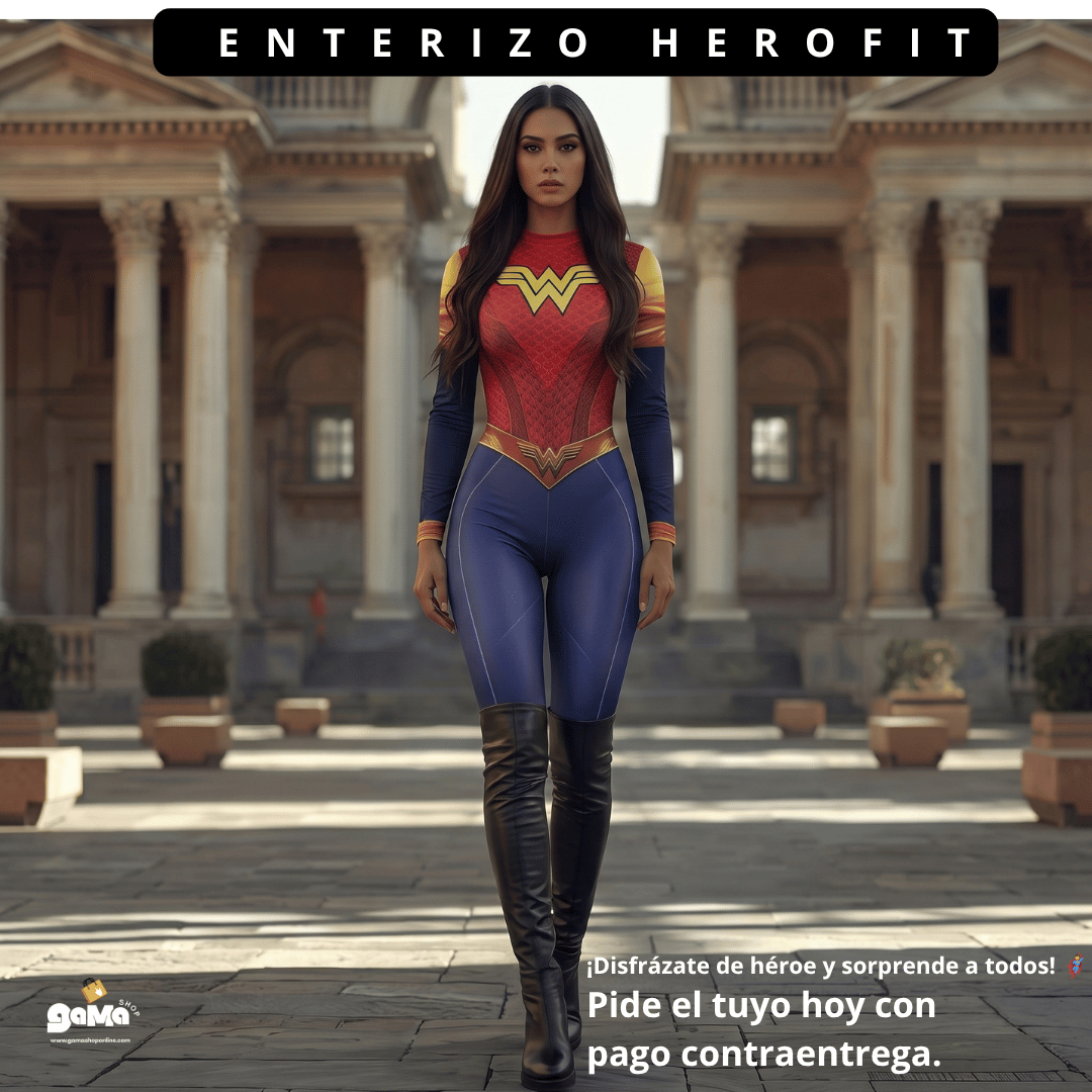 🎃 ENTERIZO HEROFIT HALLOWEEN 🦸‍♀️🔥