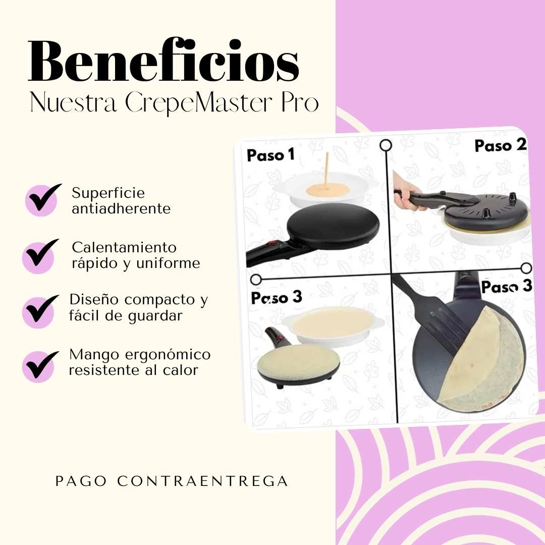 CrepeMaster Pro™ – Crepes Perfectos en Minutos
