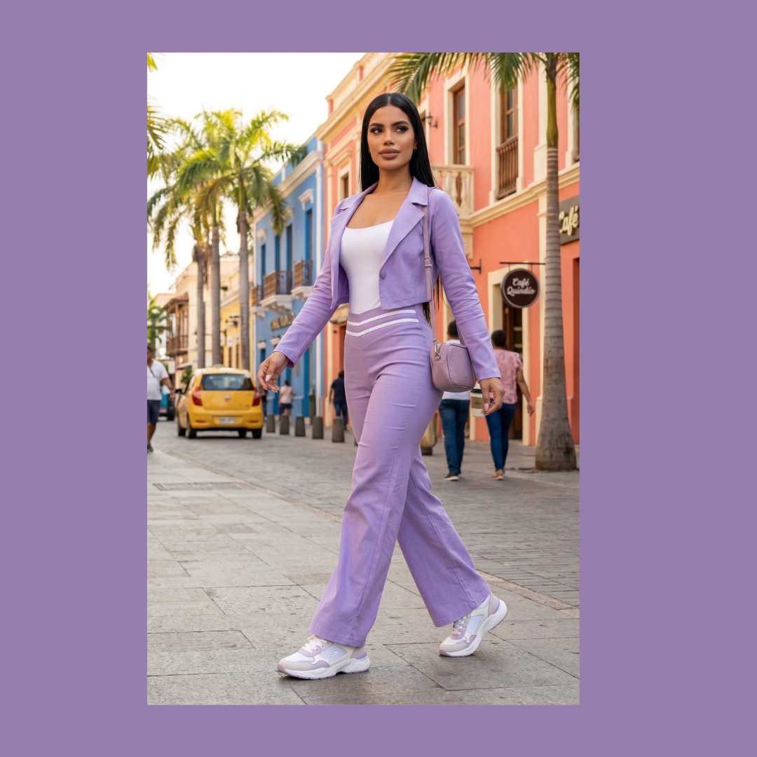 Set EleganceFit - Pantalon + Blazer + Blusa