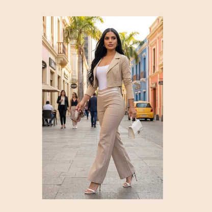 Set EleganceFit - Pantalon + Blazer + Blusa