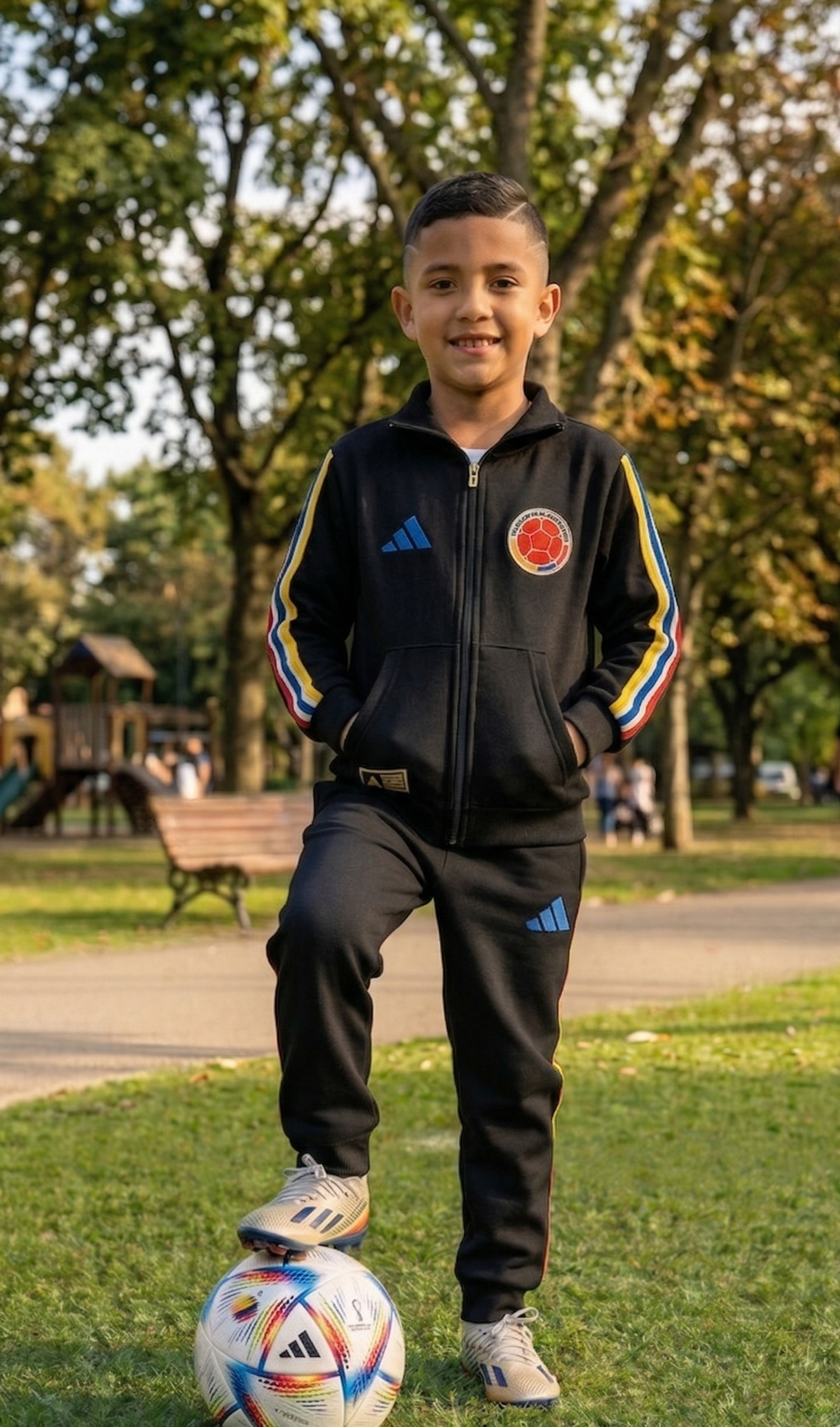 Outfit Campeón Kids Mundialista - Chaqueta + pantalón