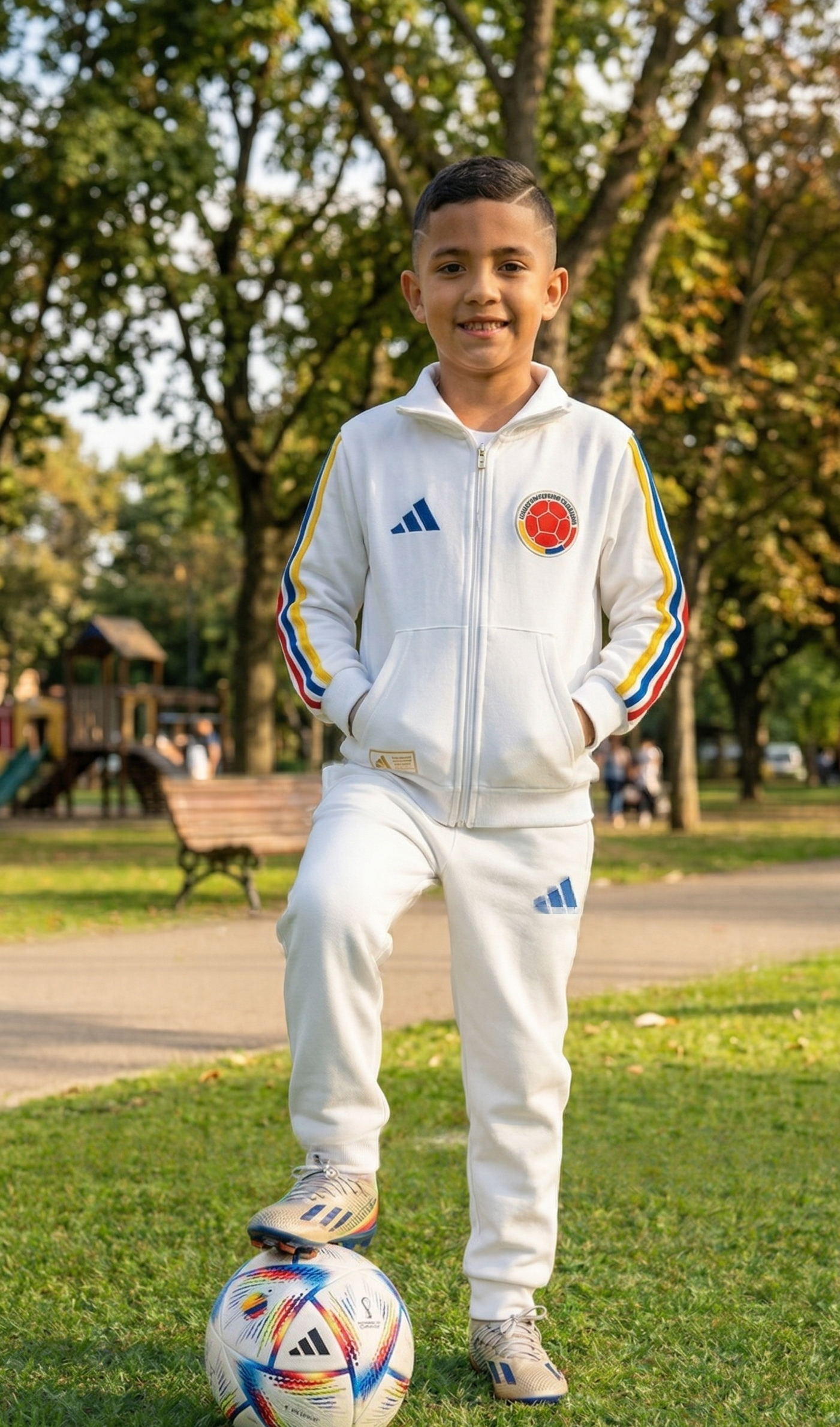 Outfit Campeón Kids Mundialista - Chaqueta + pantalón