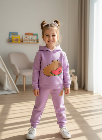 Nuevo Súper Conjunto Capibara - Hoddie y Jogger