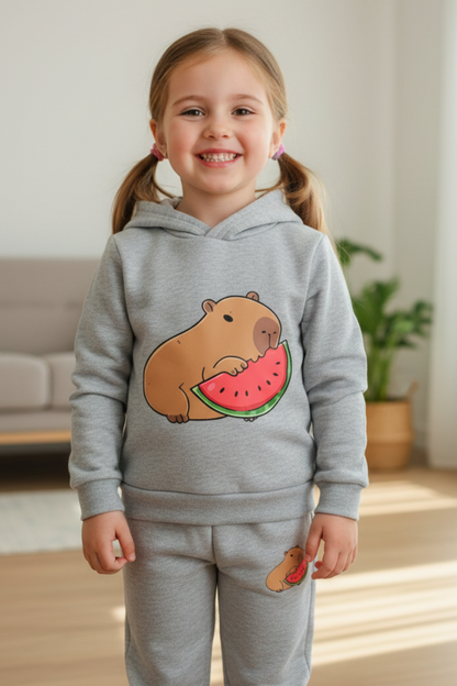 Nuevo Súper Conjunto Capibara - Hoddie y Jogger