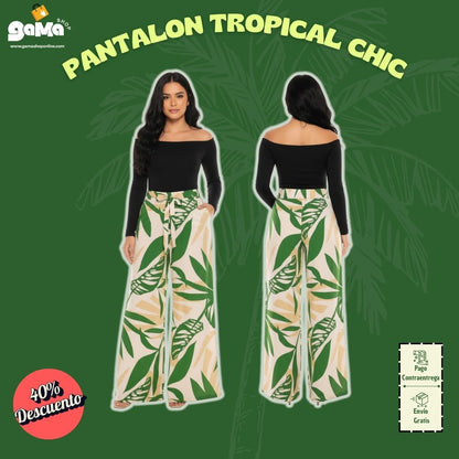 NUEVO PANTALON TROPICAL CHIC